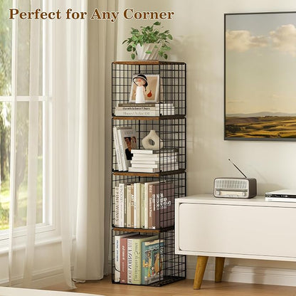 Dmevkic 2 Cube DIY Stackable Small Bookcase, Bookshelf - Image 6