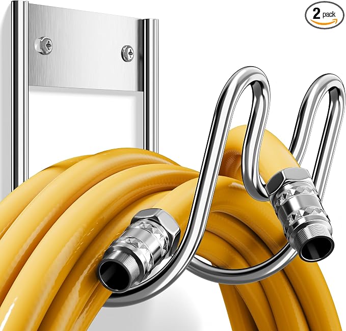 Stainless Steel Garden Hose Holder by Josmimic