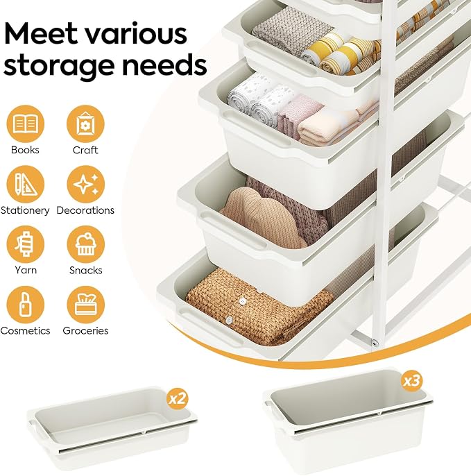 KINGBOARD Slim Rolling Cart - Image 3