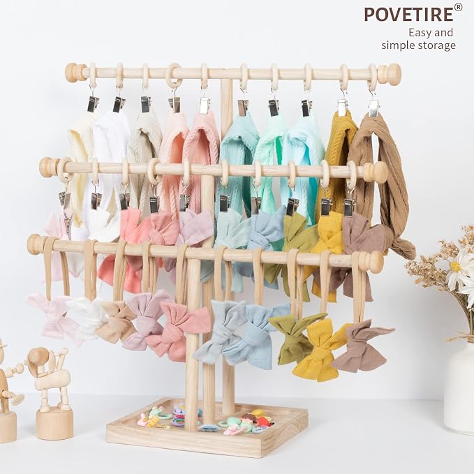 POVETIRE Headband Holder Stand Storage - Image 2