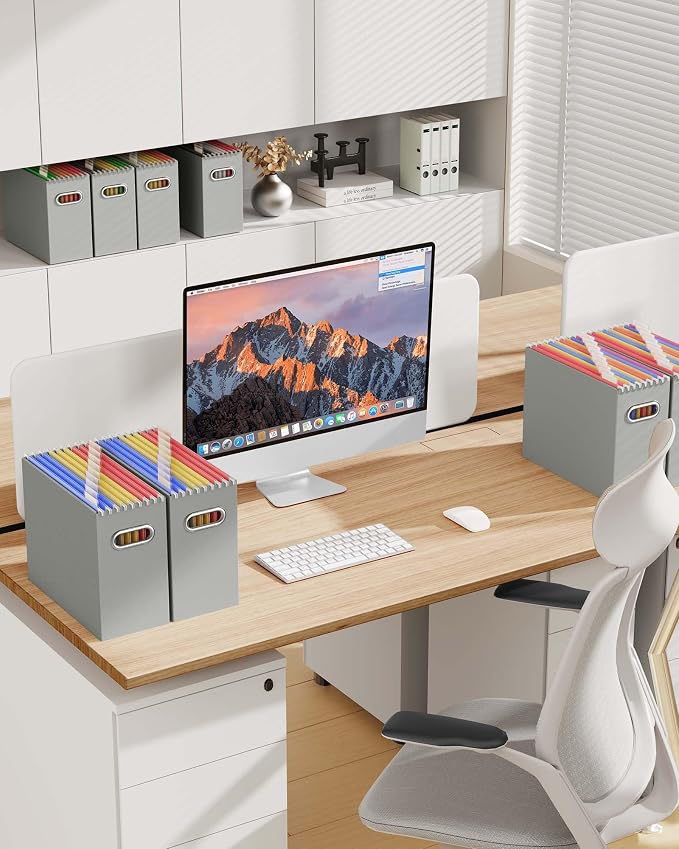 Portable Collapsible Cardboard File Box - Image 3