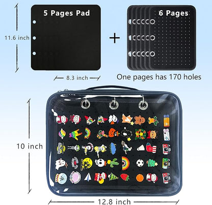 6-Page Enamel Pin Display Bag - Image 2