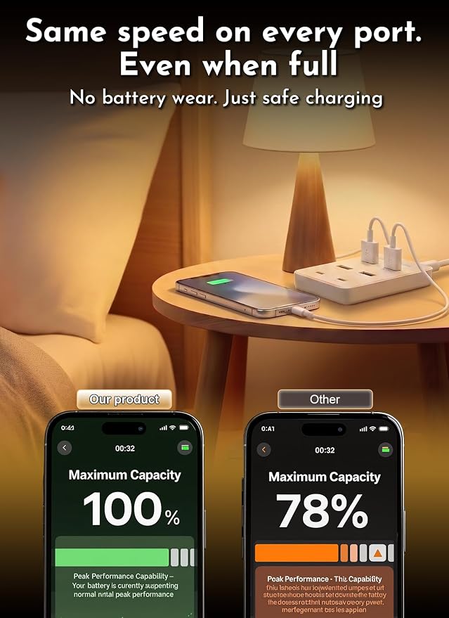 USB Wall Charger USB C Charging Station - Image 5
