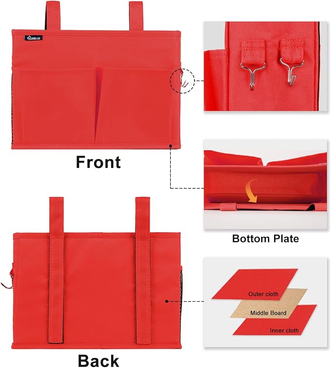 Surblue Caddy Hanging Organizer Bedside Storage Bag - Image 2