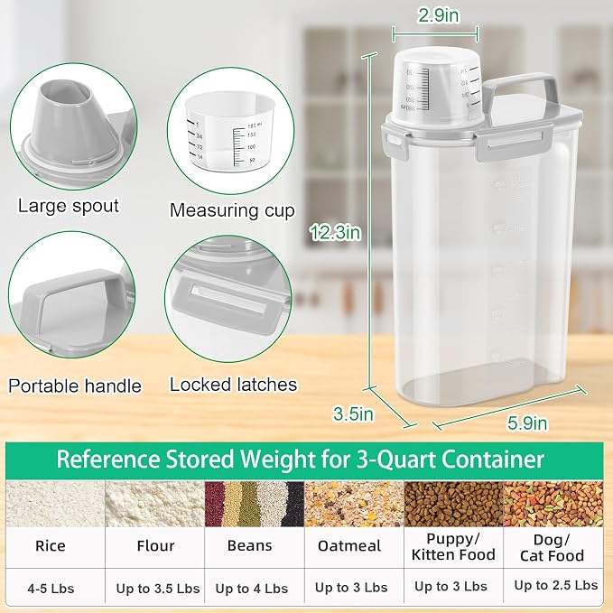 TBMax Rice Storage Container 3 to 5 Lbs - Image 2