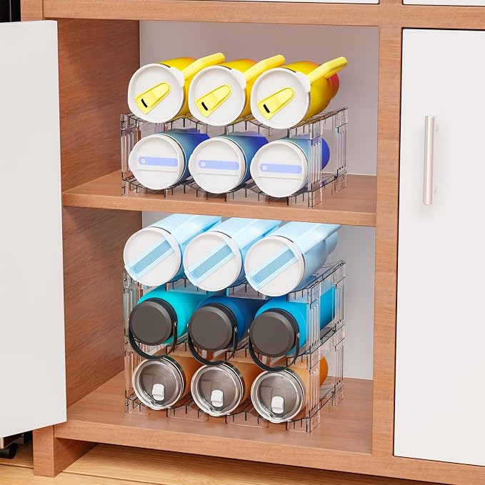 Yieach Stackable Water Bottle Organizer - Image 7