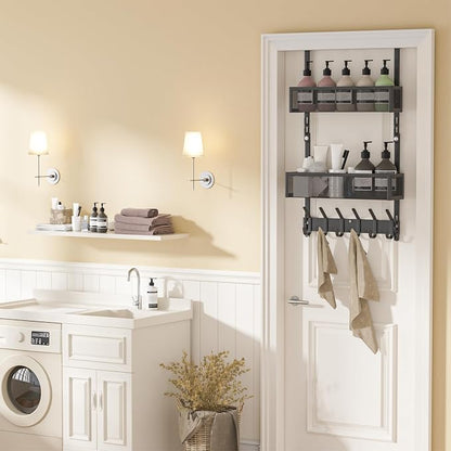 LUCYCAZ Over The Door Hooks Organizer, Door Hanger - Image 7