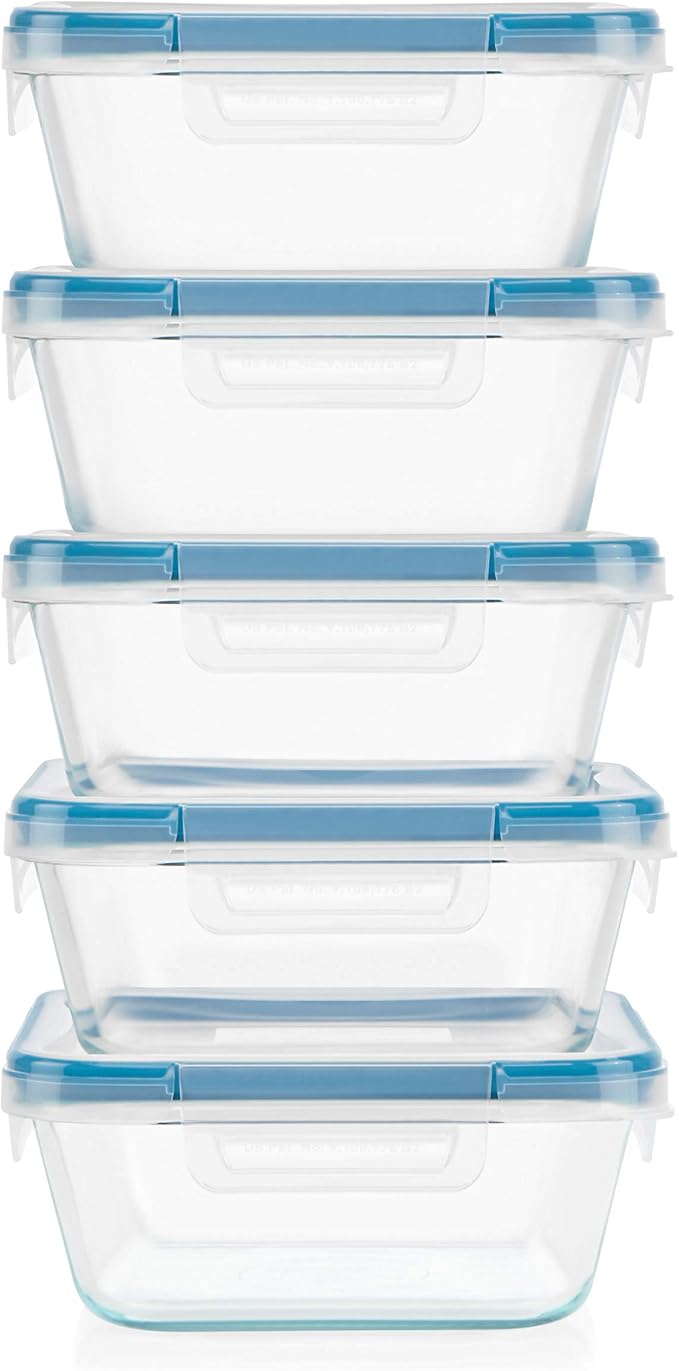 Snapware Total Solutions Glass Food Storage Containers Set, Airtight & - Image 6