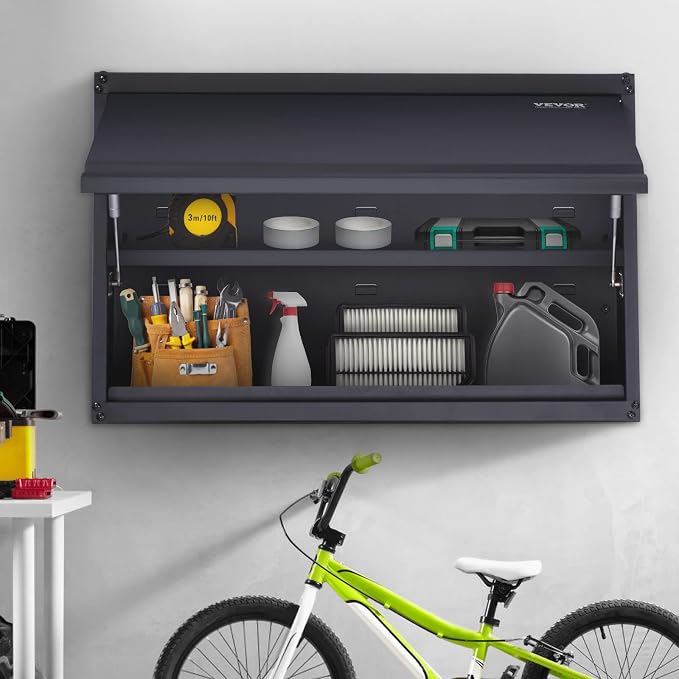 VEVOR Metal Storage Cabinet, 120lbs Load Capacity per Shelf, Press to Close & by VEVOR