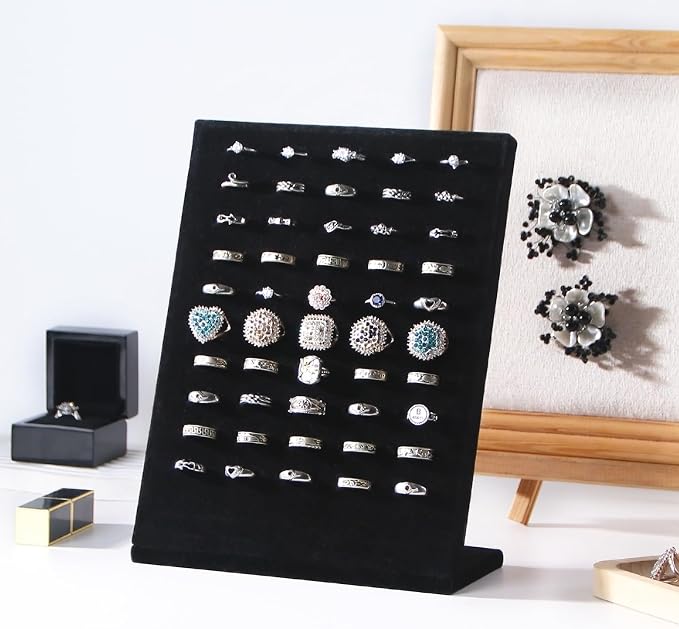 50 Slots Rings Display Stand, Ring Organizer Holder Stand - Image 3