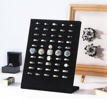 50 Slots Rings Display Stand, Ring Organizer Holder Stand - Image 3