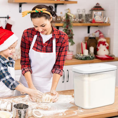 Rice & Flour Storage Container, Cereal Containers Storage, Dry Food Airtight - Image 6