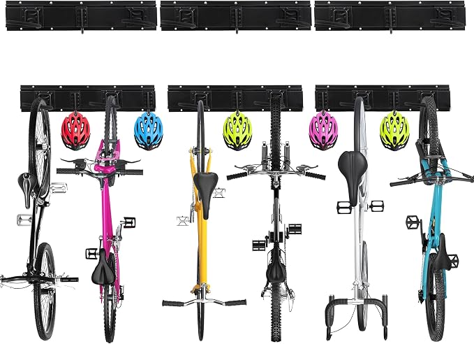 Sinoer Bike Storage Rack, Bike Wall Rack, Bike Storage Wall Mount by Sinoer