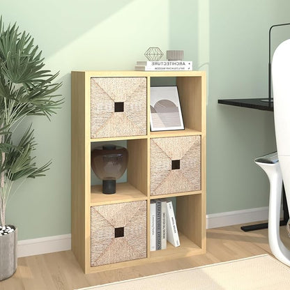CTESNE【2026 Wooden Thick Frame 6 Cube Storage Organizer Shelf - Image 2