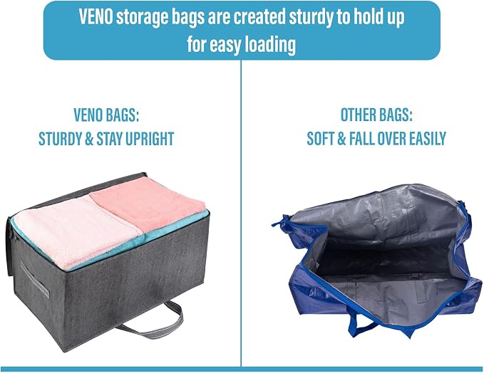 VENO 2 Pack Moving and Storage Bags, Heavy Duty, Alternative to Moving Boxes - Image 6