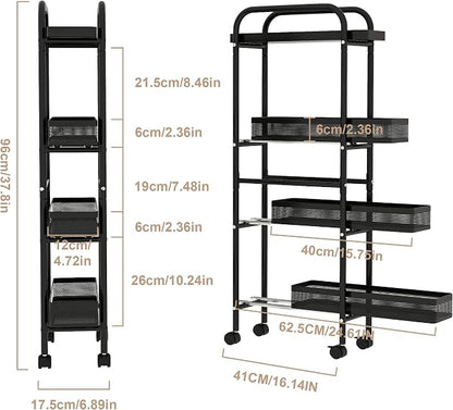 UMDONX Slim Storage Cart 4 Tier - Image 6