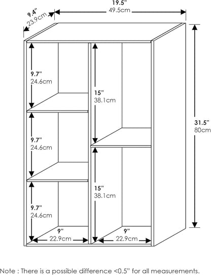 Furinno Luder 5-Cube No Tool Assembly Open Shelf - Image 3