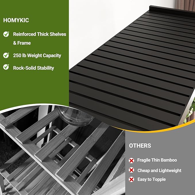 Homykic Bamboo Clothes Rack - Image 7