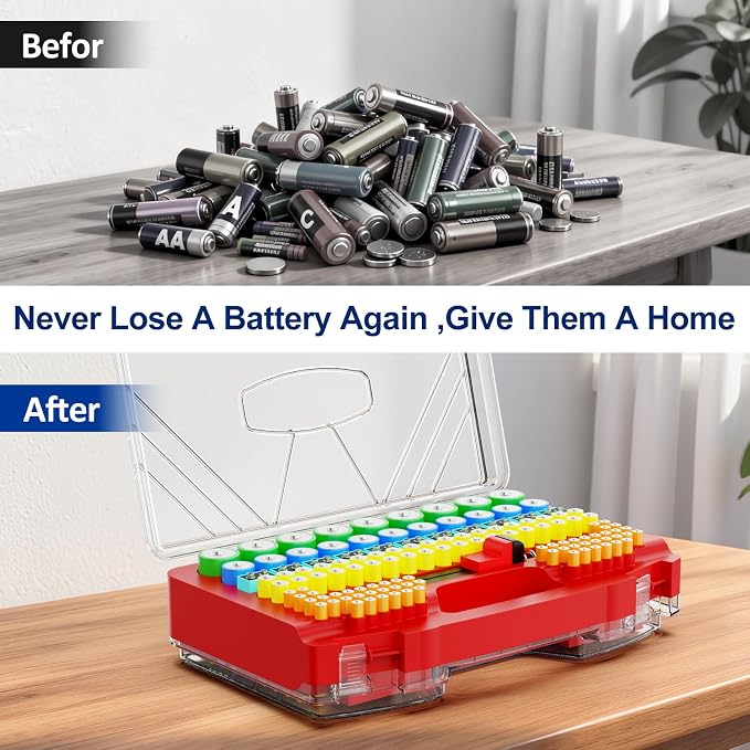 Battery Organizer Storage Holder Box Case - Image 6