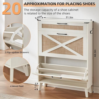 LEYAOYAO Shoe Cabinet Storage for Entryway - Image 2