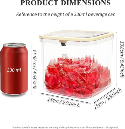 Gute Laundry Pod Holder with Pop-Up Lid — 2L Storage Container - Image 2
