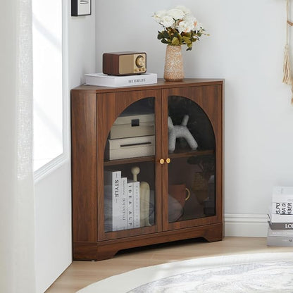 Mid-Century Floor Coner Storage Cabinet, Living Room, Coofee Bar - Image 8