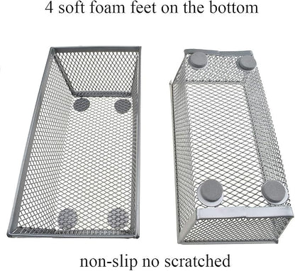 HAHIYO Stackable Mesh Tray Cup 6 x 3 x 2 inches Sturdy Container - Image 2