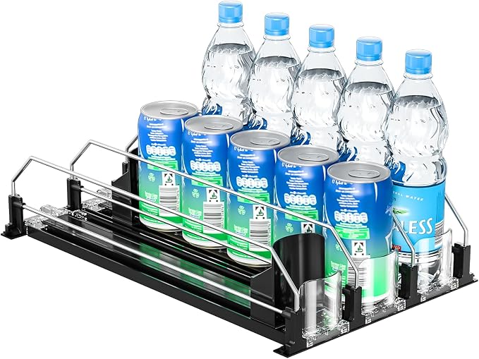 2024 Drink Organizer for Fridge, Upgrade Soda Can Dispenser for Refrigerator by KuukikvDirect