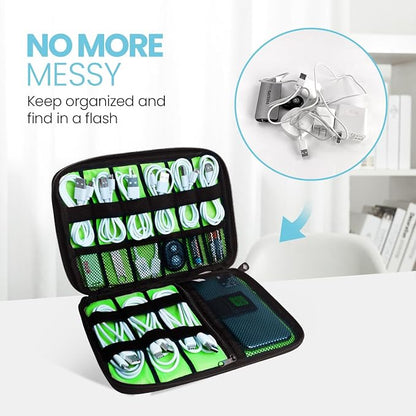 Lcsmaokin Electronics Travel Organizer, Portable Waterproof Electronic Travel - Image 2