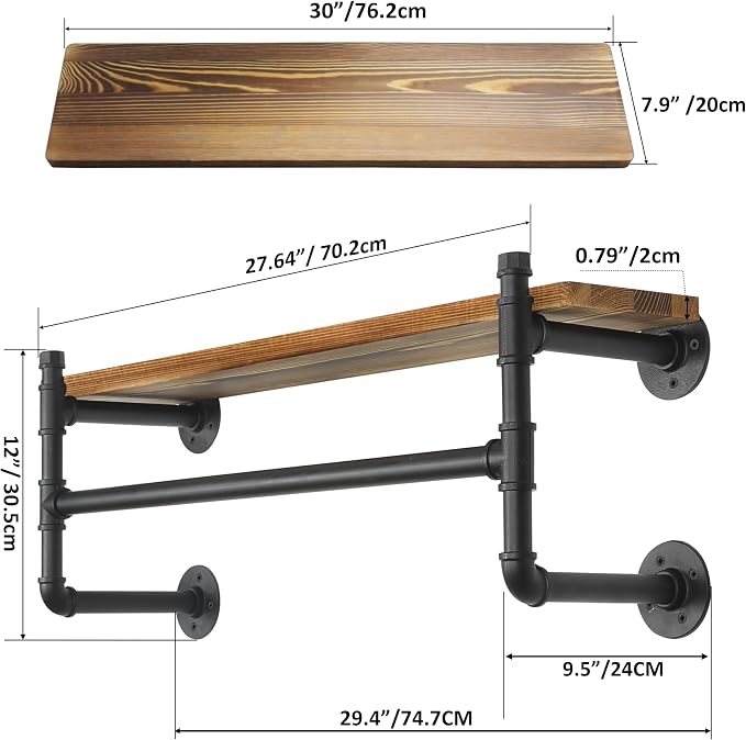 WEBI Wall Mounted Clothes Rack - Image 3