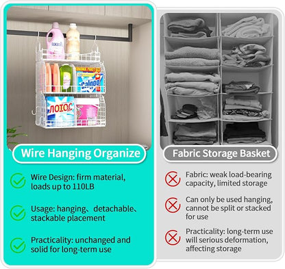 HapiRm Hanging Closet Organizer Storage - Image 7