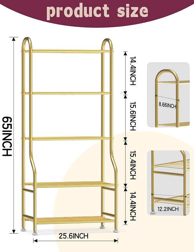 5-Tier Metal Plant Stand - Image 4