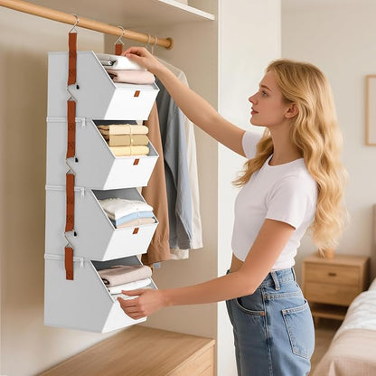 Hanging Closet Organizer 4 Tier - Image 7