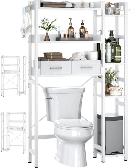 Over The Toilet Storage with 2 Drawers by Besiost