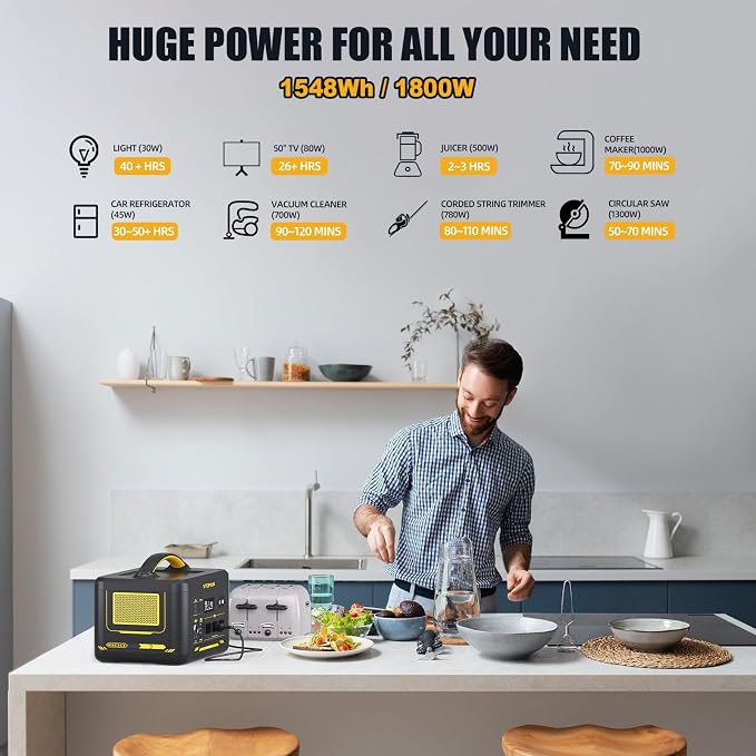 VTOMAN Jump 1800 Portable Power Station - Image 3