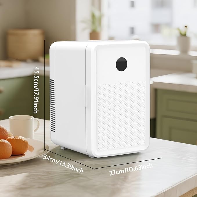 13L/22L Mini Fridge for Bedroom, Non-condensing Small Skincare Fridge, 110V/12V - Image 7