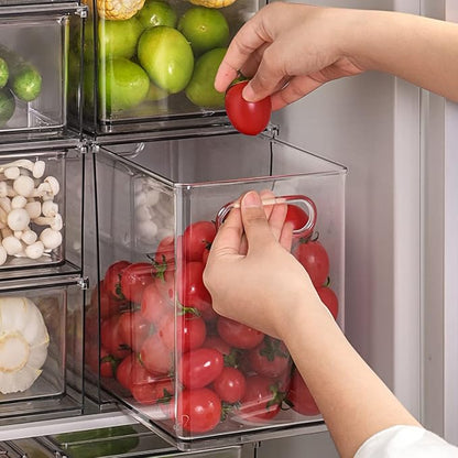 LALASTAR Fridge Organizer And Storage Clear, Large Refrigerator Organizer Bin by LALASTAR