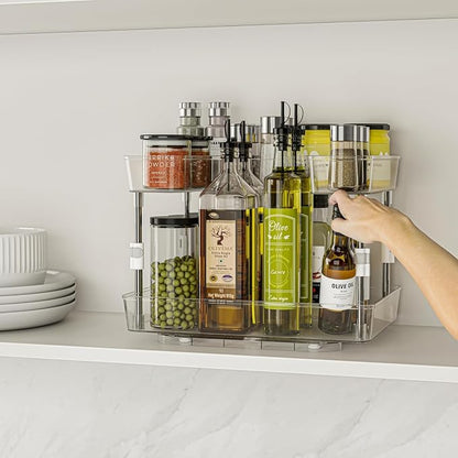 2 Tier Lazy Susan Organizer - Image 7