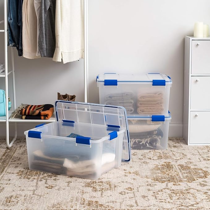 IRIS USA 3-Pack 60 Qt Storage Bins - Image 4