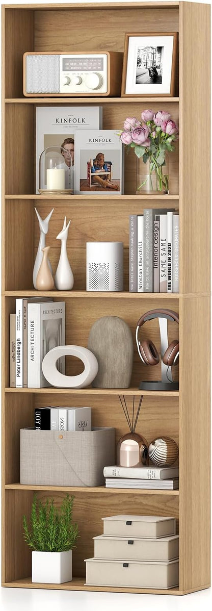 Giantex 6-Tier Bookcase, Freestanding Storage Organizer w/Open Shelves by Giantex