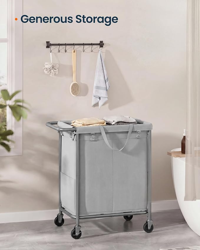 SONGMICS HOME Rolling Laundry Basket - Image 4