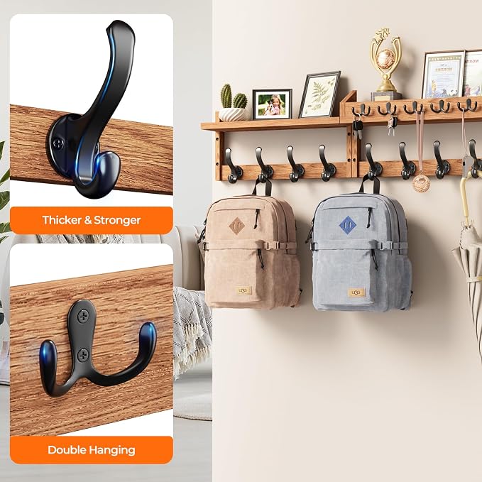 Evermagin 35" Coat Rack Wall Mount - Image 6