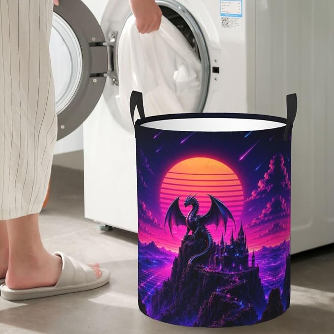 Laundry Basket Dirty Clothes Hamper - Image 6