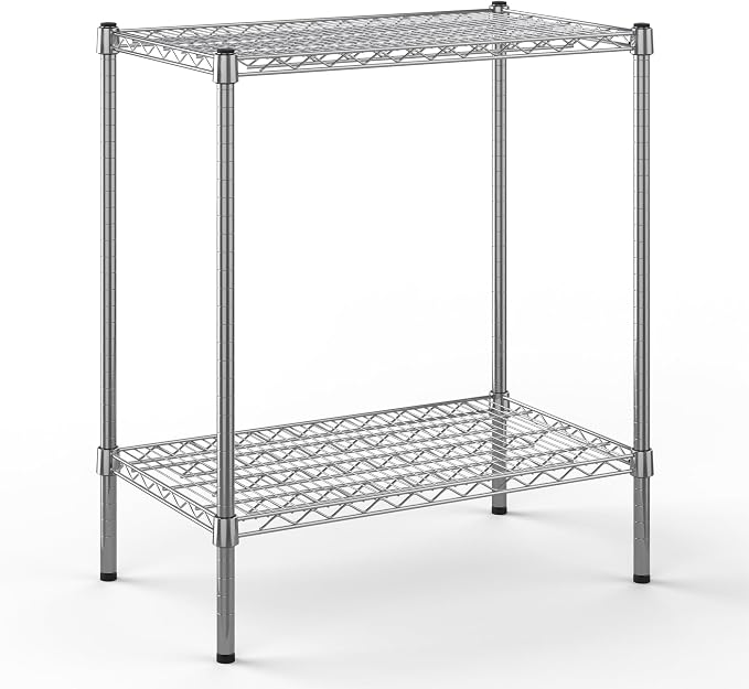 18" Deep x 30" Wide x 34" Height Wire Shelving Kit | 2-Tier | NSF Commercial by Regal+Altair