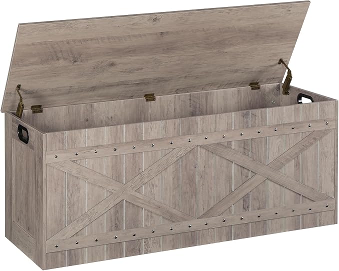 MAHANCRIS 47.2" Storage Chest, Extra Large Toy Box by MAHANCRIS