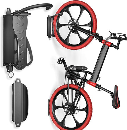Goovilla Swivel Bike Wall Mount 4 Pack, Space Saving Bike Hangers by Goovilla