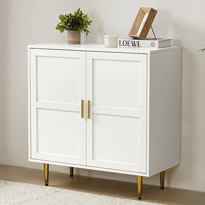RoyalCraft 2-Door Wood Cabinet, Modern Credenza - Image 3