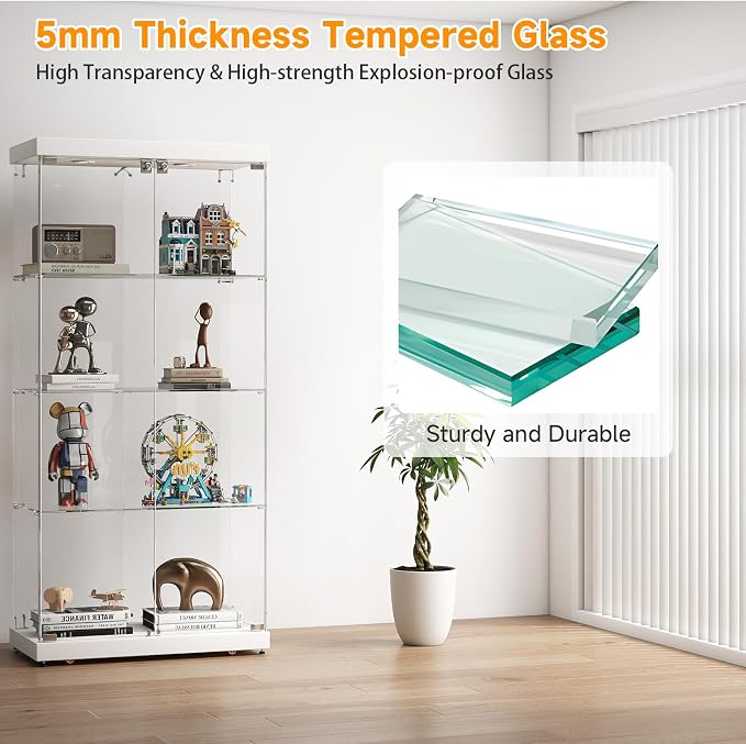Tempered Glass Display Cabinet - Image 5