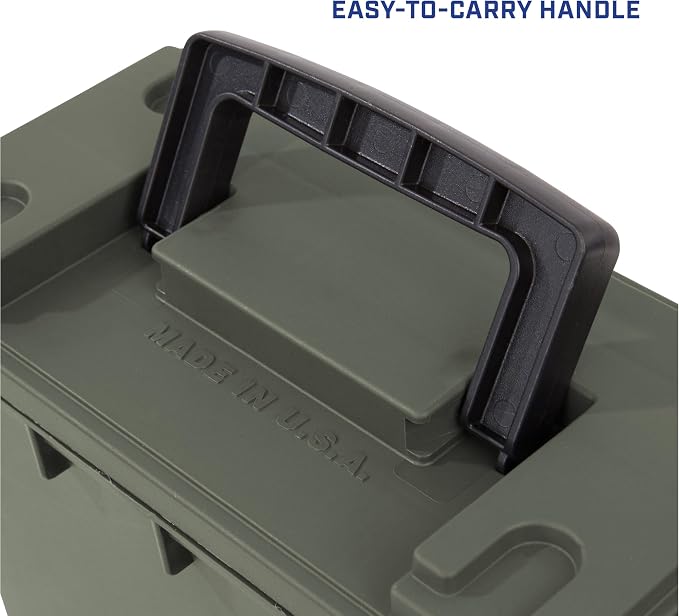Sheffield 12626 Ammo Storage Box, Stackable .30 Cal Field Boxes, Water and Dust - Image 7