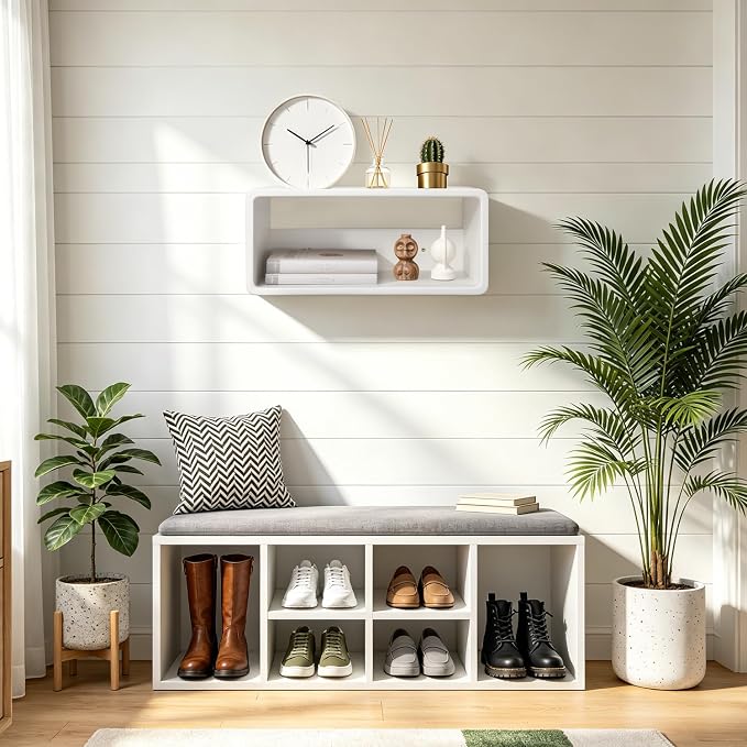 Floating Nightstand Wooden, Bedside Table, Nightstand Shelf, Wall Mounted - Image 5